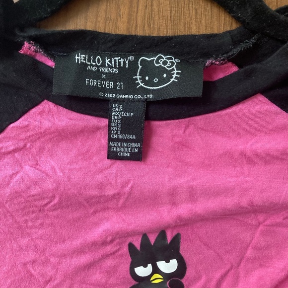 Hello Kitty and Forever 21 Sanrio T shirt Badtz Maru S - Picture 2 of 2